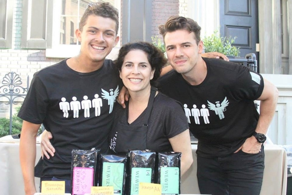 Renee Brown Vice President of Weaver's Coffee & Tea at a Charity Event