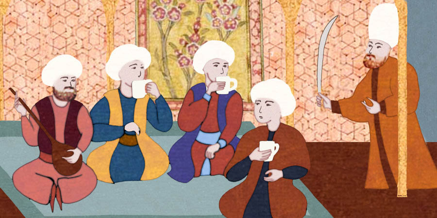 Coffee Drinkers Decapitated in 1633