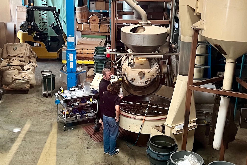 Weaver's Coffee Roastery in San Rafael California.