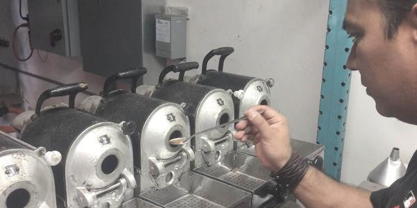 How We Sample Roast Green Coffee Beans