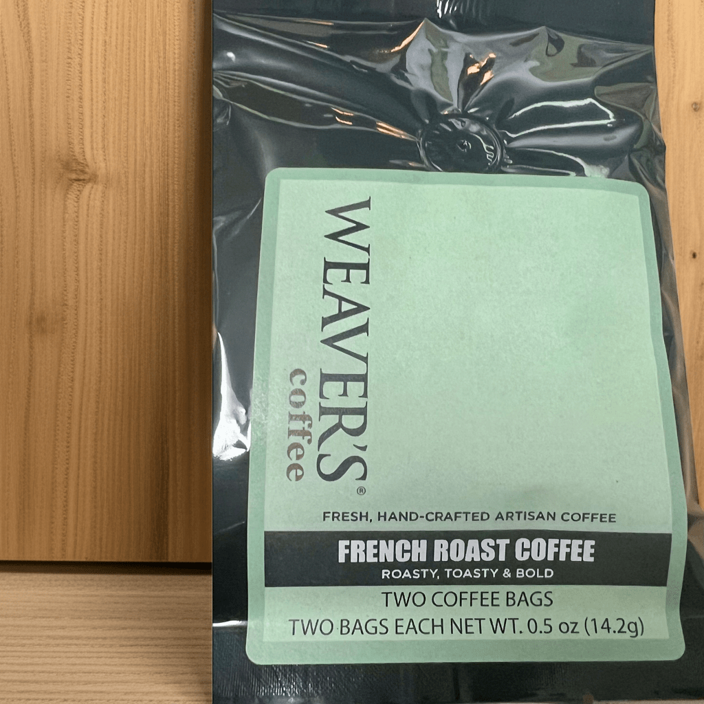 weaverscoffee.com Single Serve Coffee Pack of Two Coffee Bags