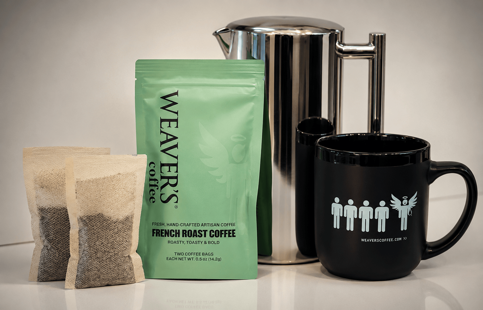 weaverscoffee.com Single Serve Coffee Bags (2 Pack)