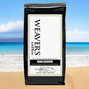 weaverscoffee.com Kona Coffee -  Reserve Coffee - White Label Reserve Coffee