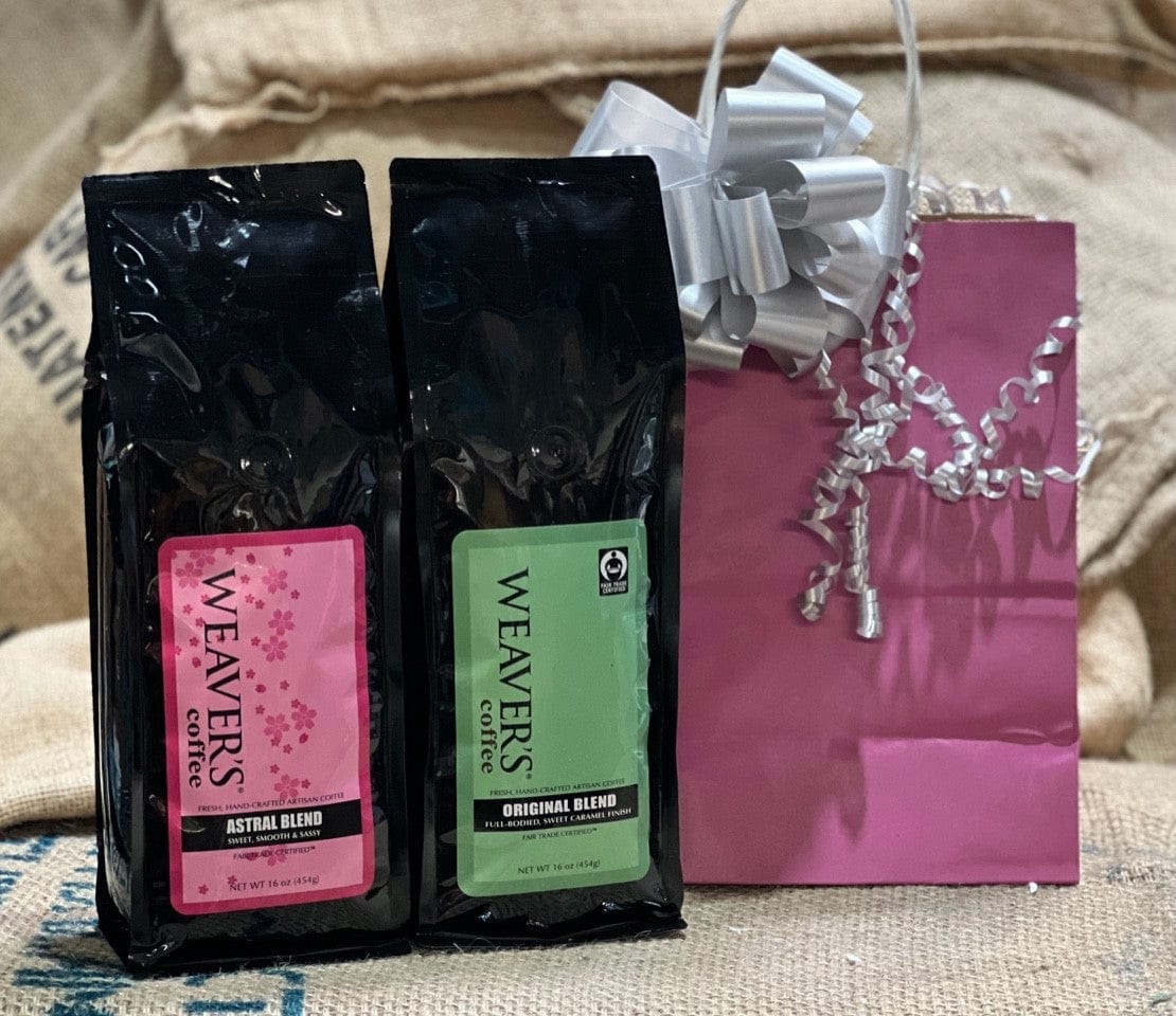 weaverscoffee.com Gift of Two Coffees - Coffee Gift Set